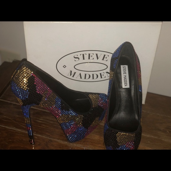 Steve Madden Dyvinal Shoe Bolddd Black Size 8 - Picture 2 of 6